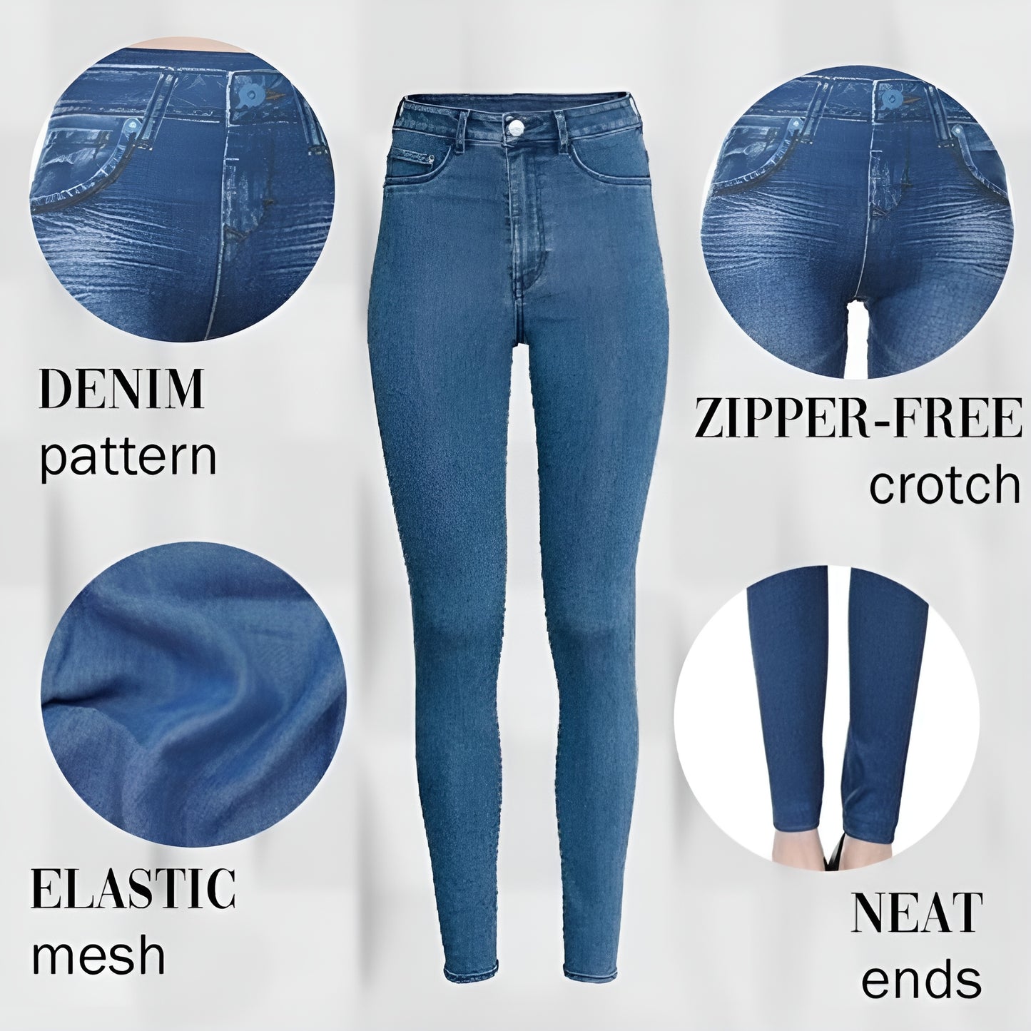 Novi™ | Superstretch jeans - 1+1 Gratis!